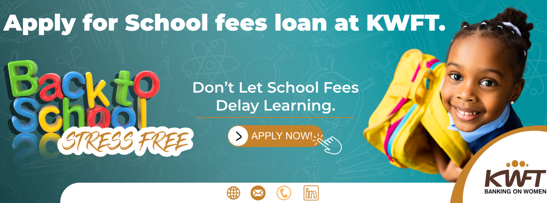School Fees Loan banner F